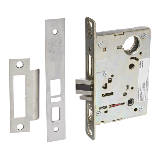 Assa Abloy Sargent 8200 Installation Instructions Manual