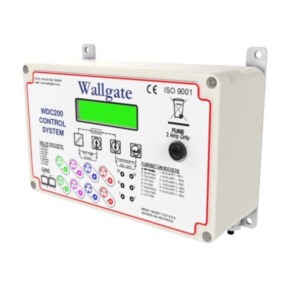 Wallgate WDC200 Product Manual