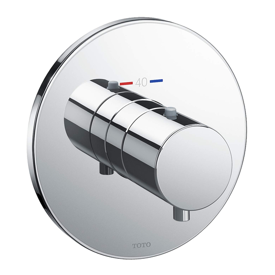 Toto TBV01406 Installation And Owner's Manual
