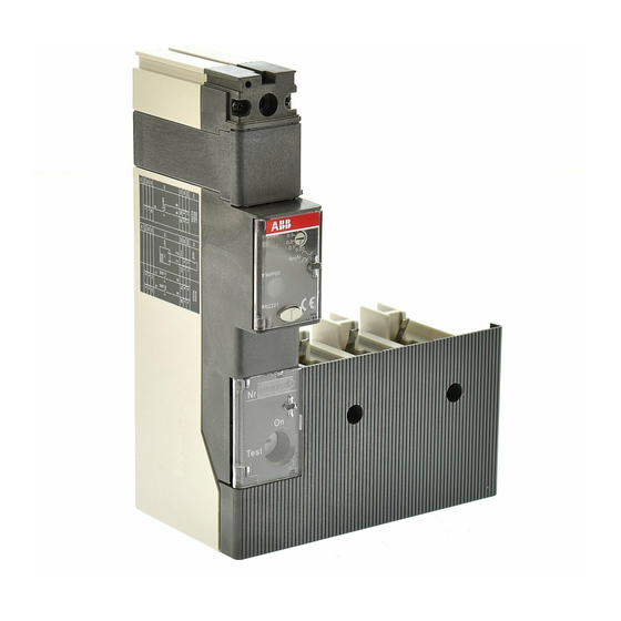 ABB Tmax RC222 Instructions Manual