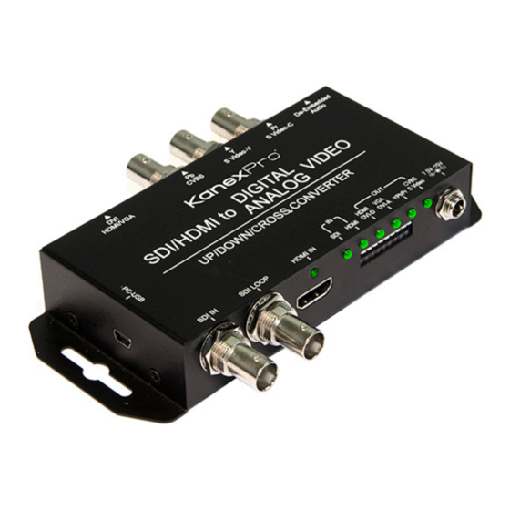 KanexPro SDI-SDI2MULTIPRO User Manual