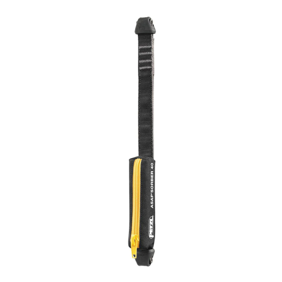 Petzl ASAP'SORBER 40 Instructions For Use Manual