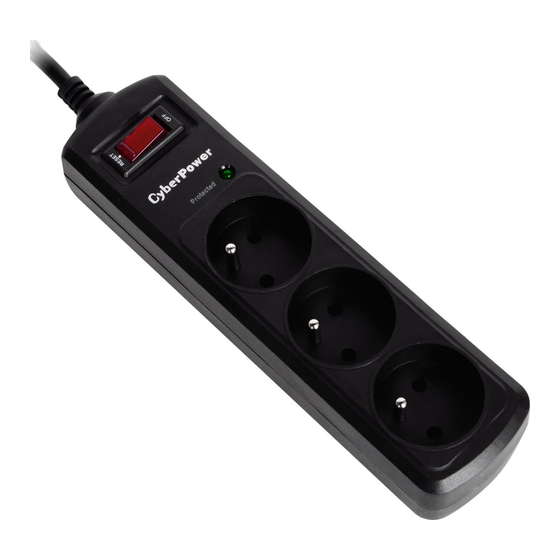 CyberPower Surge Buster B0310SA0-FR Quick Start Manual