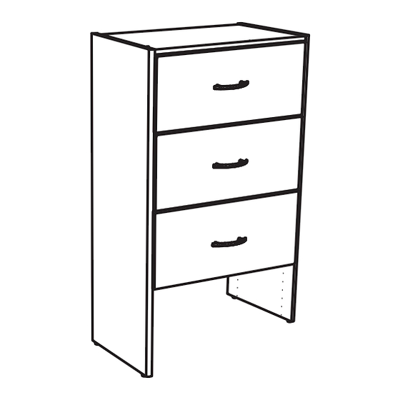 ClosetMaid Selectives S25RPDW10 Quick Start Manual