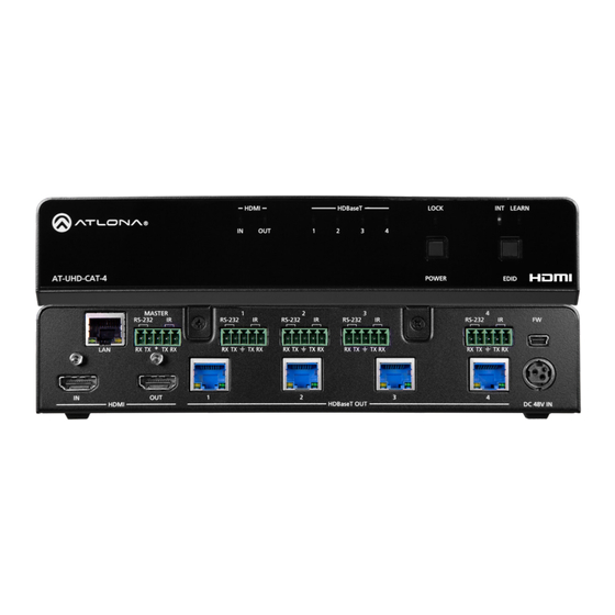Panduit Atlona UHD-CAT-4 Manuals