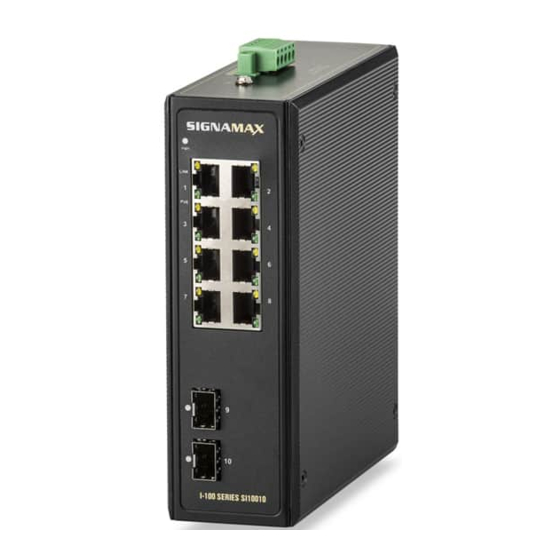 SignaMax I-100 Series Quick Start Manual