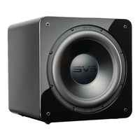 Svs Sound Revolution SB-2000 Pro Owner's Manual