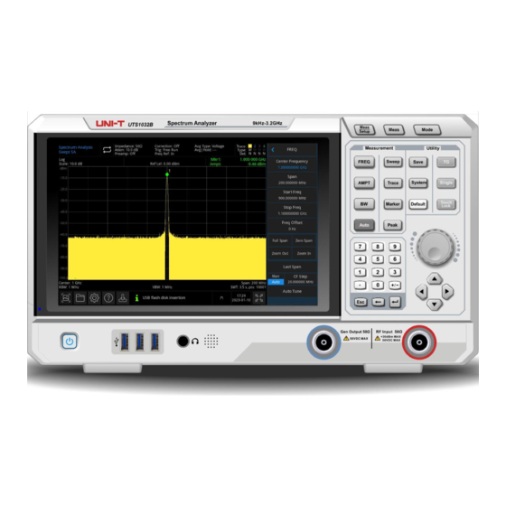 UNI-T UTS1000B Series User Manual