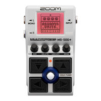 Zoom MULTISTOMP MS-50G+ Operation Manual