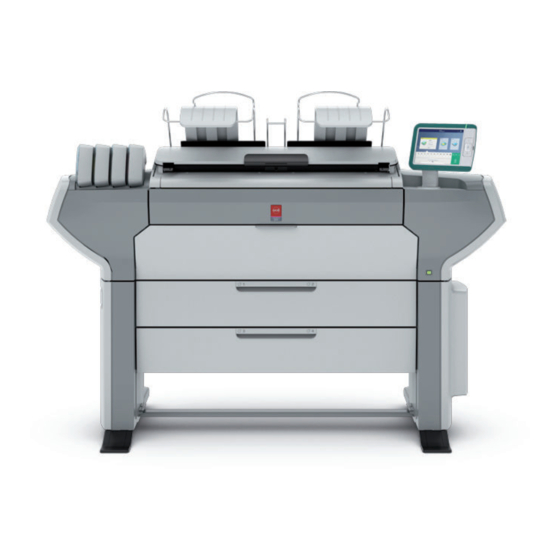 User Manuals: Canon Oce Colr Wave 500 Format Printer