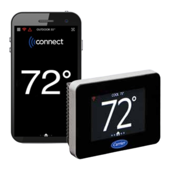 Carrier 33CONNECTSTAT Quick Start Manual