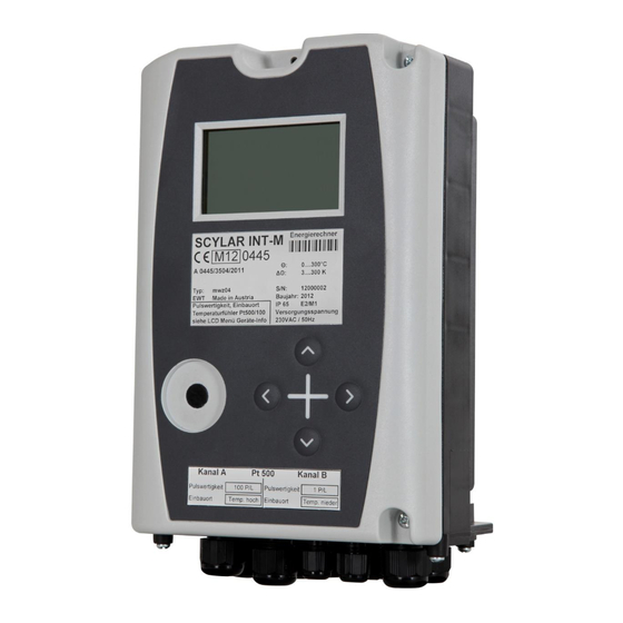Diehl SCYLAR INT M Installation And User Manual