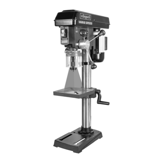 Scheppach DP19Vario Translation Of Original Operating Manual