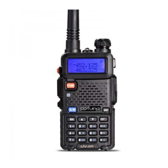 PO Fung Electronic UV-5R Pro Operating Manual