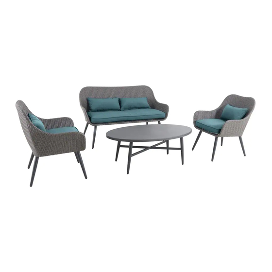 User Manuals: Royal garden AMBSST405 Conversation Set