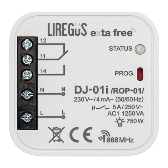 LIREGUS DJ-01i Manual Instruction