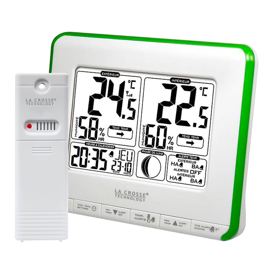 La Crosse Technology WS6812 Quick Setup Manual