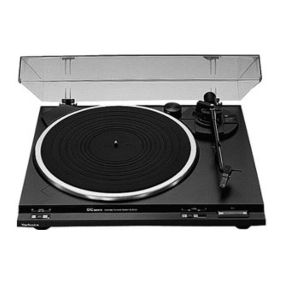 Technics DC SERVO SL-BD20D Operating Instructions Manual