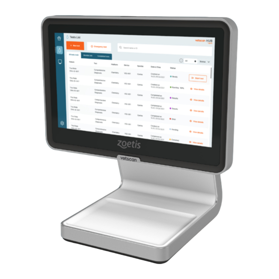 Zoetis vetscan Manuals