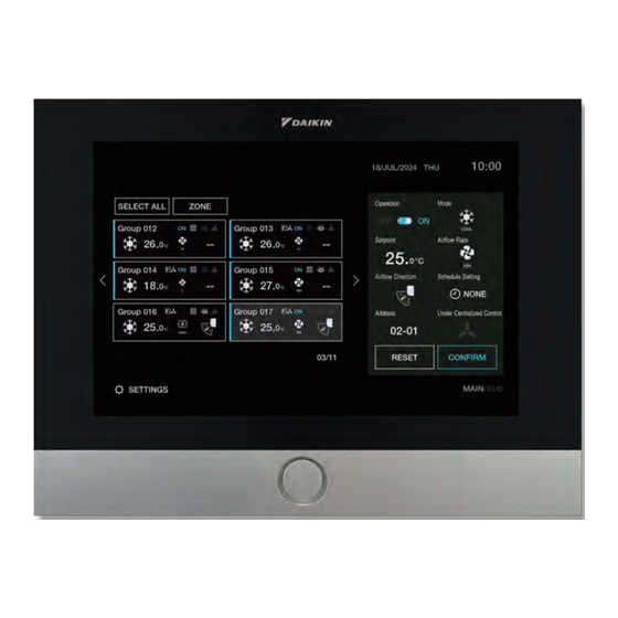 Daikin DTP401A61 Operation Manual