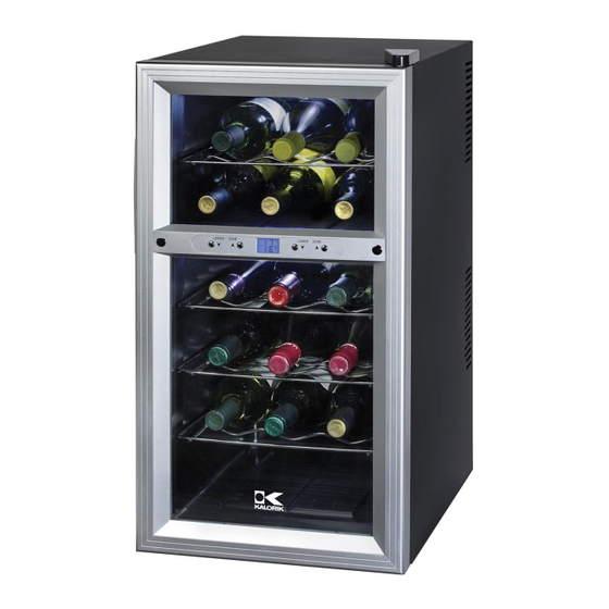 Koldfront dual best sale zone wine cooler