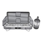 Brinkmann TWO BURNER STAINLESS STEEL PROPANE STOVE Owner's Manual
