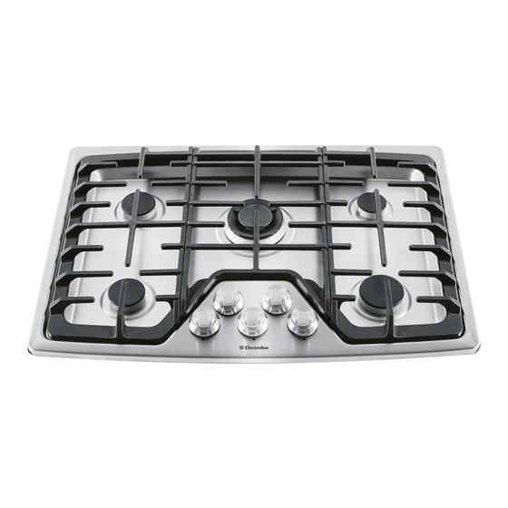 Electrolux Gas Cooktop Use And Care Manual