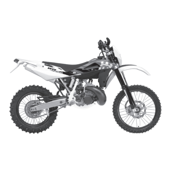 Husqvarna 2009 WR 250 Owner's Manual
