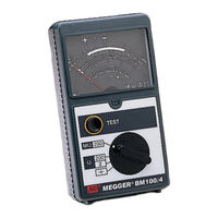 Megger BM101/4 User Manual