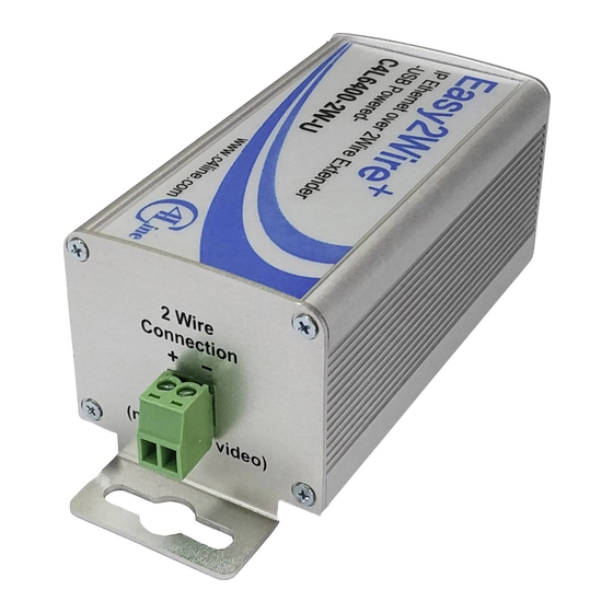 C4Line C4L6400-2W-U-D Quick Start Manual