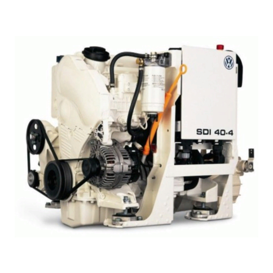 Volkswagen Marine TDI Series Additional Operating Manual