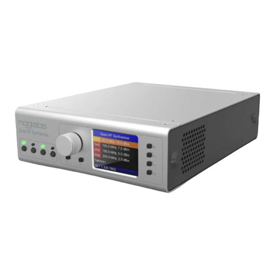 MOGlabs QRF041 Manual