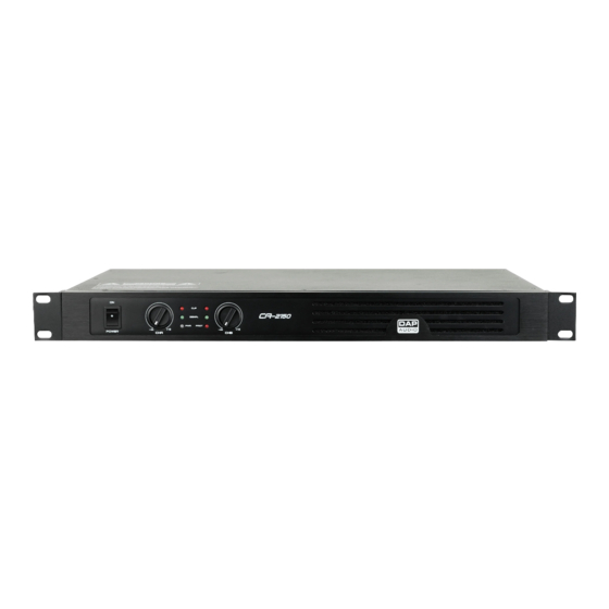 DAPAudio CA-2150 Manual
