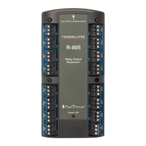 Rosslare R-805 Installation Manual