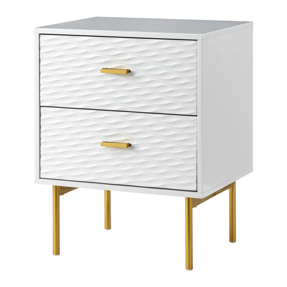 HULALA HOME NSSD0729 Nightstand Manuals
