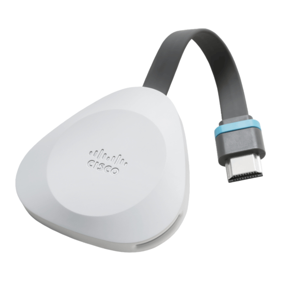 Cisco Webex Share Quick Reference Manual