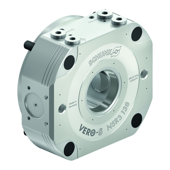 SCHUNK VERO-S NSR3 138 Assembly And Operating Manual