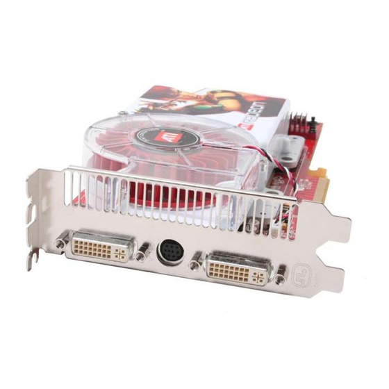 ATI Technologies X1800 - 100-435705 Radeon XT 512MB GDDR3 SDRAM PCI Express x16 Graphics Card User Manual