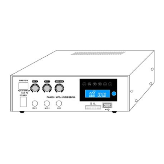 Ltc Audio PAA-60USB User Manual