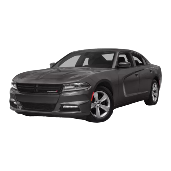 Dodge charger 2018 Owner's Manual