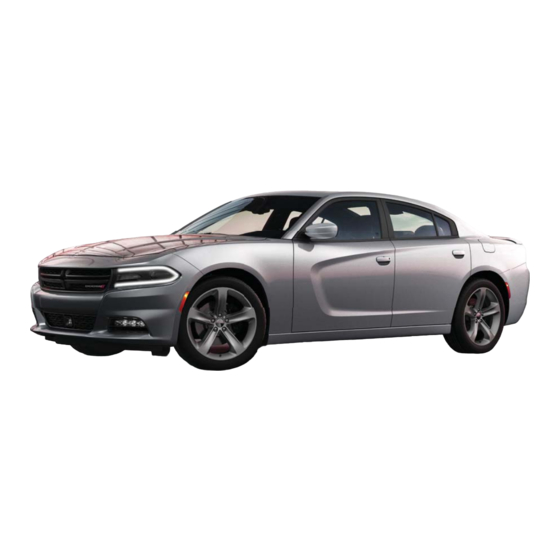 Dodge Charger 2018 Quick Reference Manual