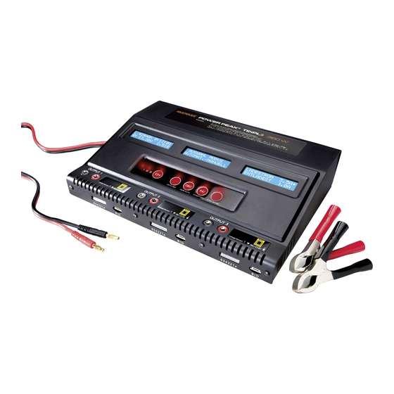 ROBBE POWER PEAK TRIPLE 360 W EQ-BID Operating Instructions Manual
