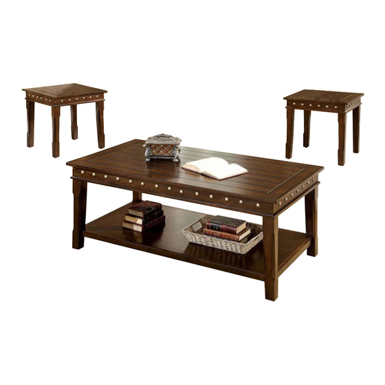 Furniture of America CM4630-3PK Assembly Instructions Manual