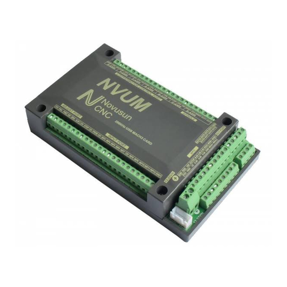 Novusun CNC NVUM Manual