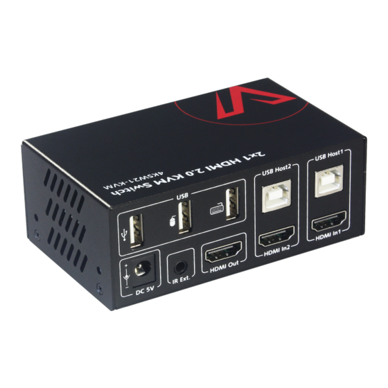 AV Access 4KSW21-KVM User Manual
