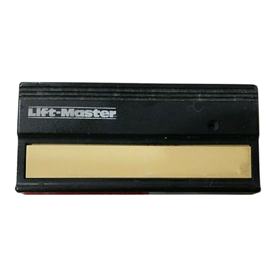 Chamberlain LIFT-MASTER 83LM User Manual