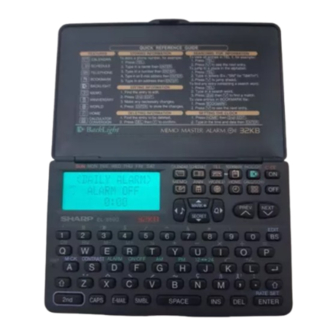 Sharp EL-6560 Operation Manual