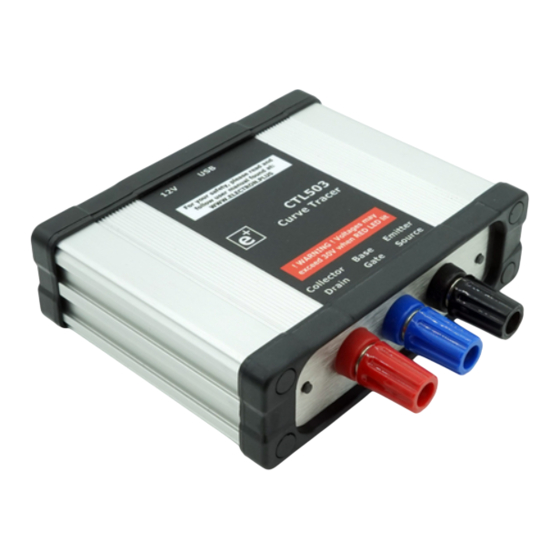Electron Plus CTL503 User Manual