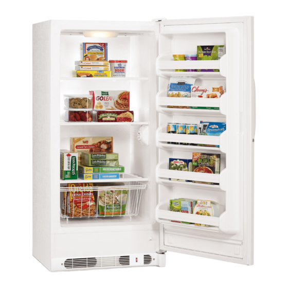 Frigidaire FFC0522DW - 5 cu. Ft. Chest Freezer Manuel D’utilisation Et D’entretien