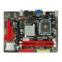 BIOSTAR G31M - BIOS Manual